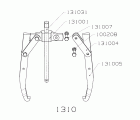 EXTRACTOR FORZA SERIE 1300 MECÁNICO DE 2 PATAS